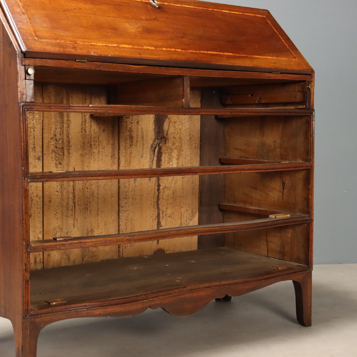 Walnut Tray With Maple And Rosewood Inlays, Genoa, Mid-18th Century-photo-3