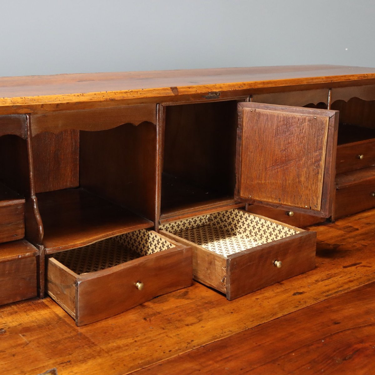 Walnut Tray With Maple And Rosewood Inlays, Genoa, Mid-18th Century-photo-5