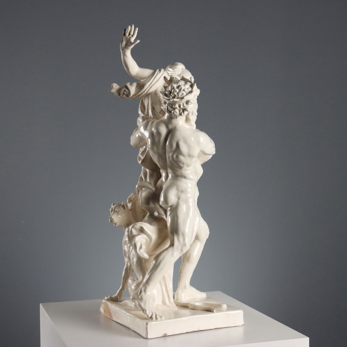 Le Viol de Proserpine Sculpture Ancienne Terre Cuite XIXe Siècle Original-photo-4
