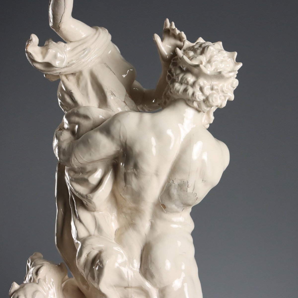 Le Viol de Proserpine Sculpture Ancienne Terre Cuite XIXe Siècle Original-photo-6
