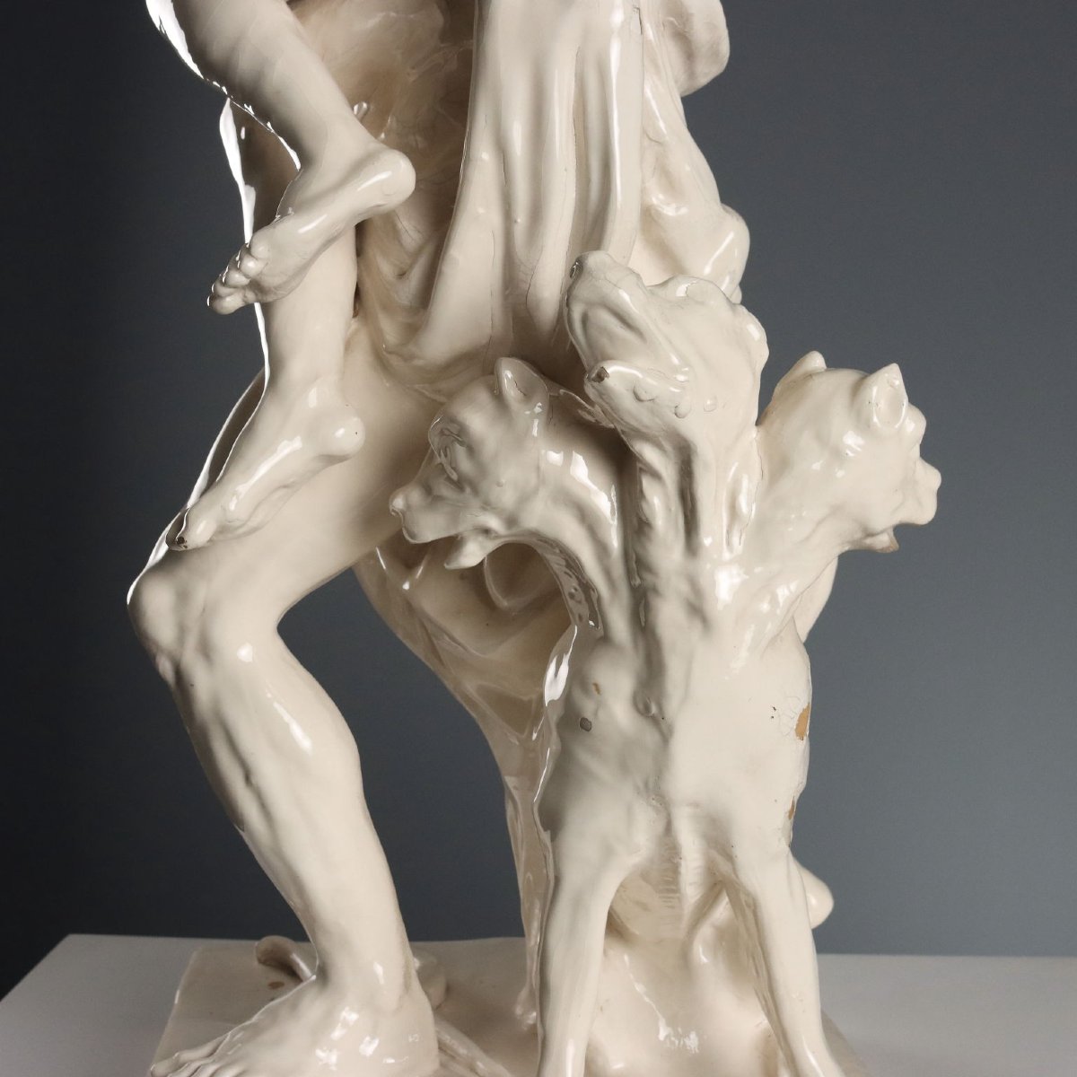 Le Viol de Proserpine Sculpture Ancienne Terre Cuite XIXe Siècle Original-photo-7