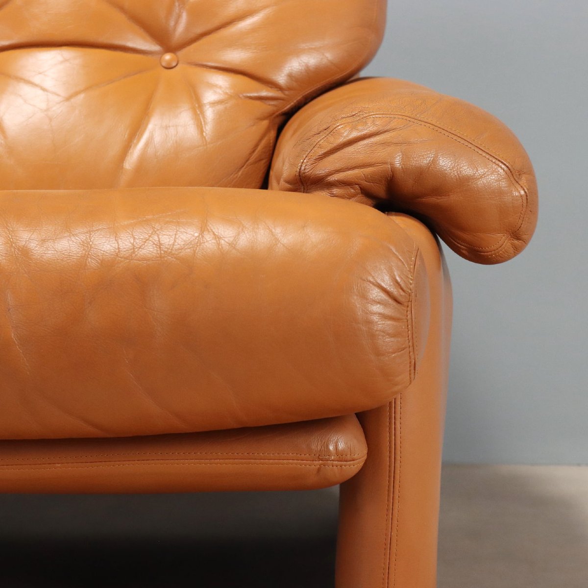 B&b Coronado Armchair Vintage Design Tobia Scarpa Italy 1970s Originals-photo-1