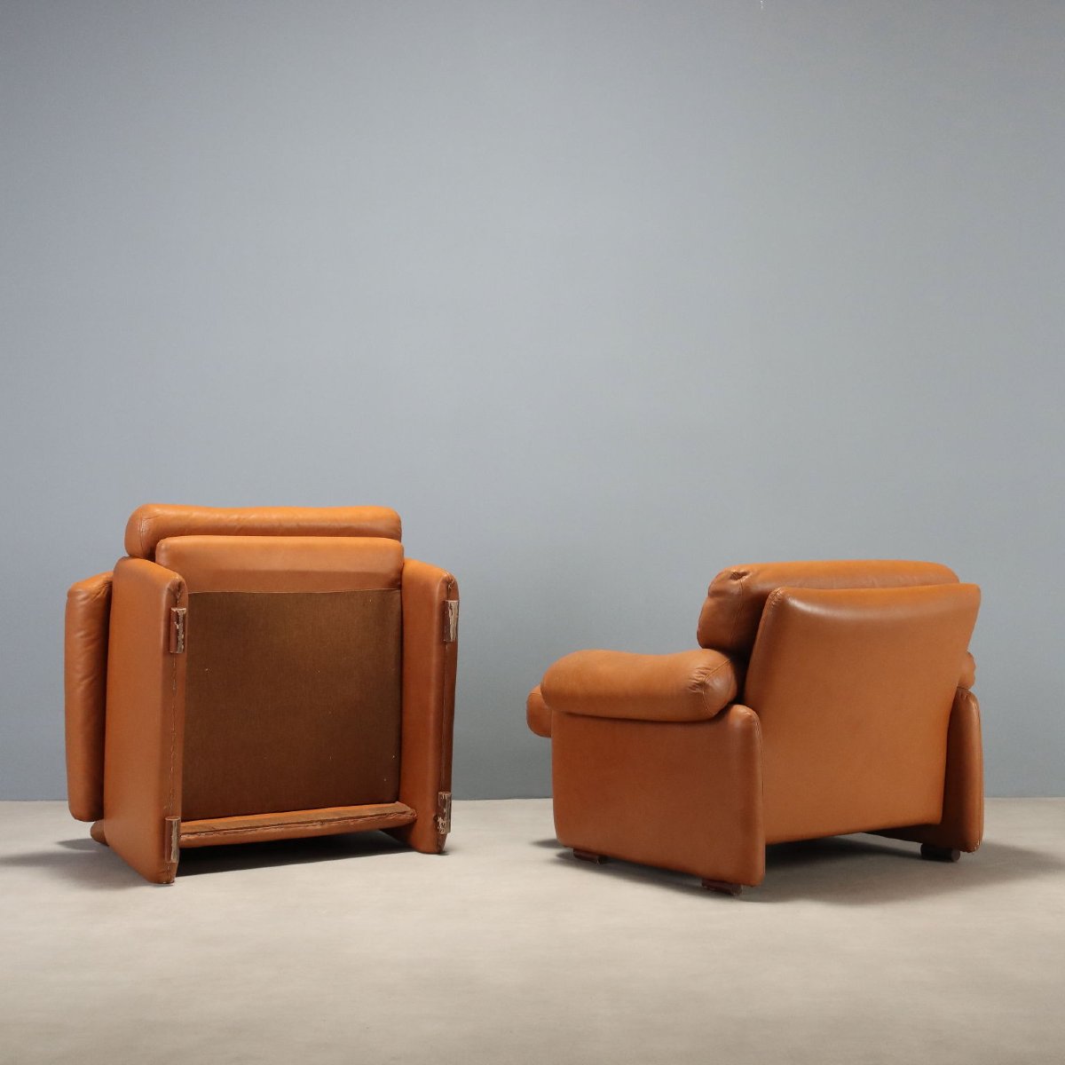 B&b Coronado Armchair Vintage Design Tobia Scarpa Italy 1970s Originals-photo-5