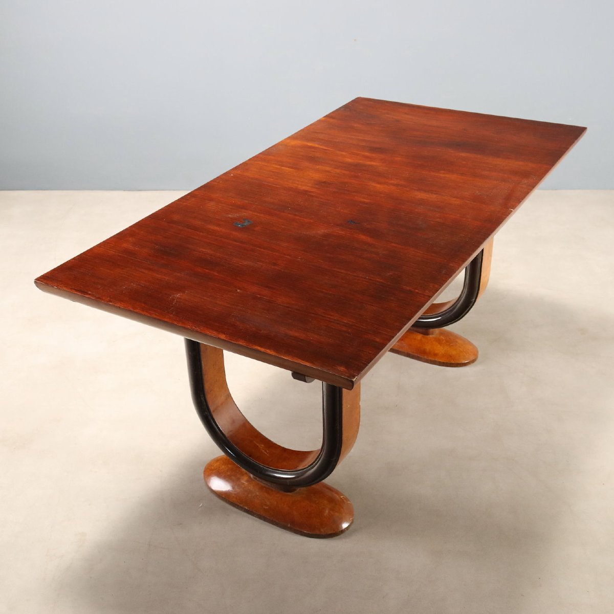 Art Deco Table In Rosewood And Tuia Burl, Italy, Second Quarter Of The 20th Century-photo-3
