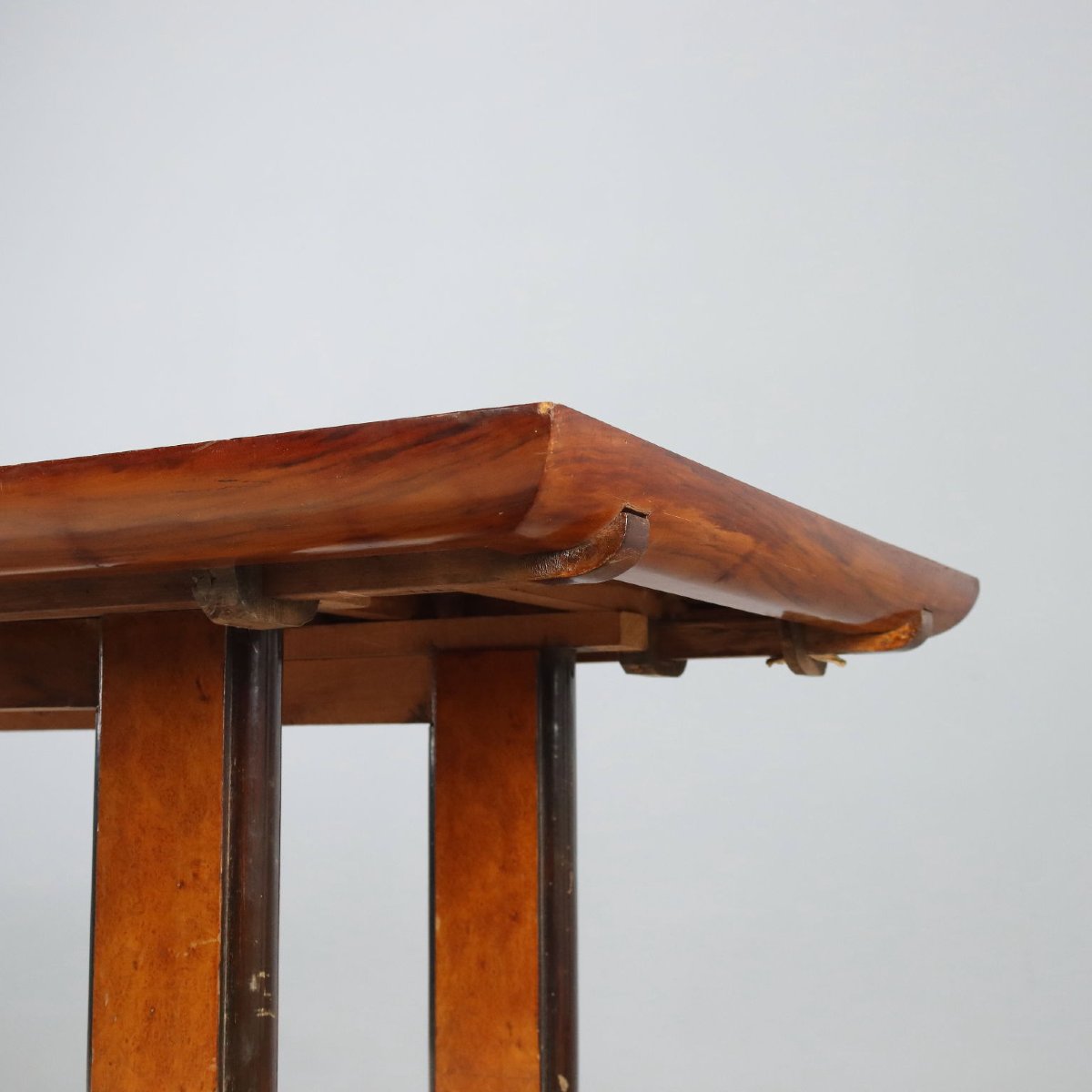 Art Deco Table In Rosewood And Tuia Burl, Italy, Second Quarter Of The 20th Century-photo-3