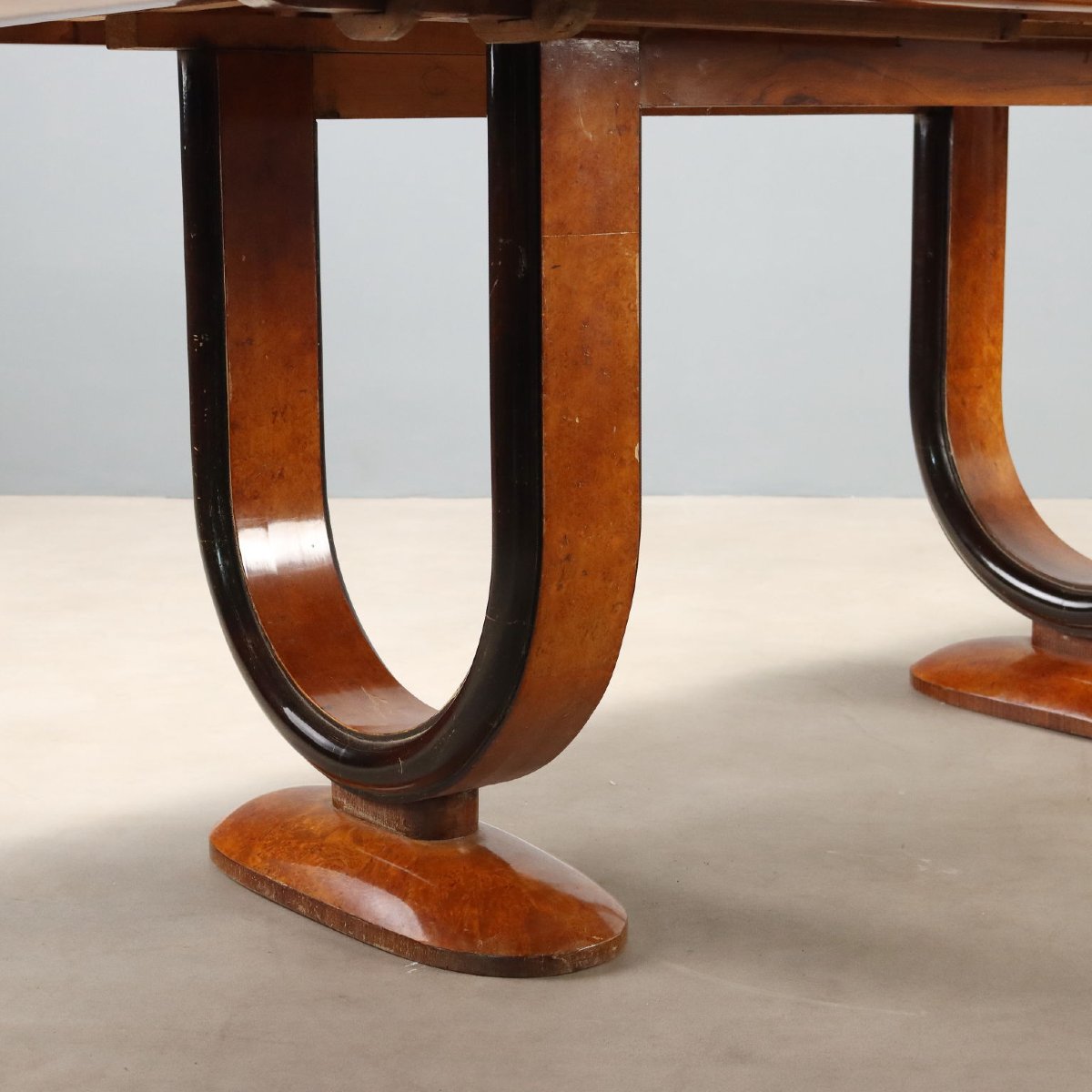 Art Deco Table In Rosewood And Tuia Burl, Italy, Second Quarter Of The 20th Century-photo-4