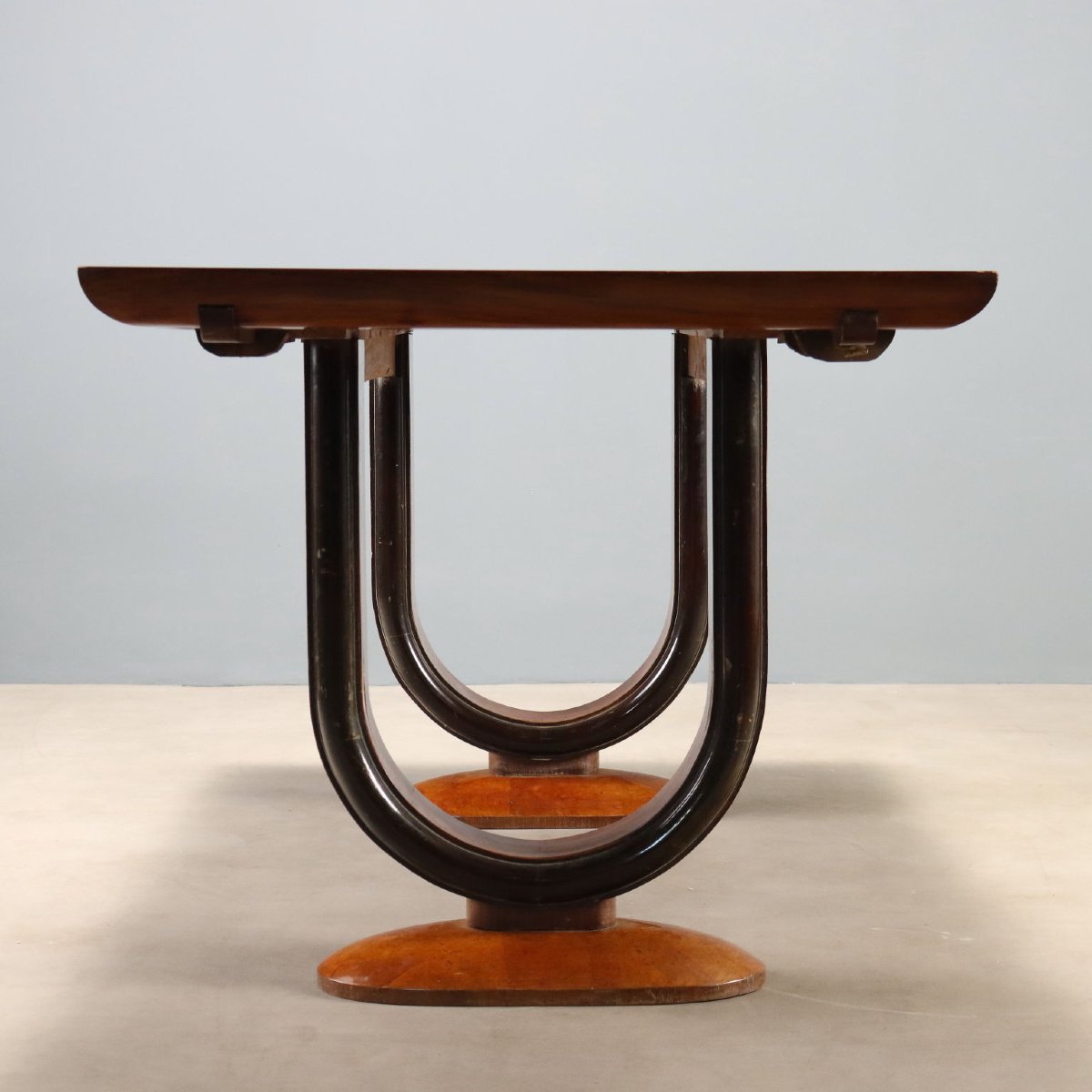 Art Deco Table In Rosewood And Tuia Burl, Italy, Second Quarter Of The 20th Century-photo-6