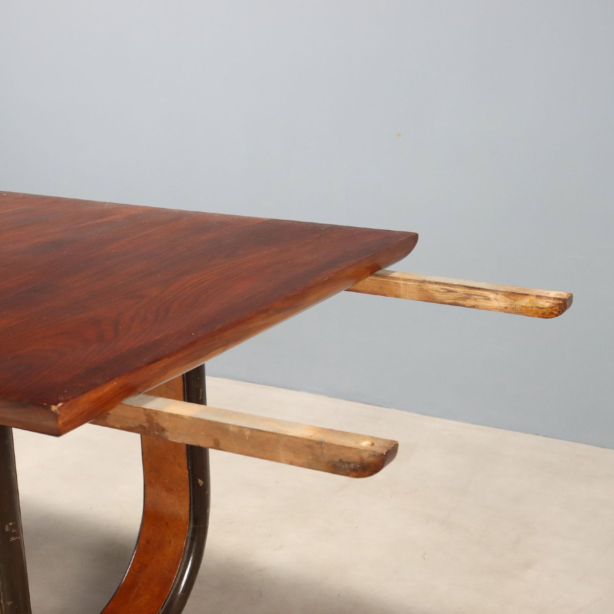 Art Deco Table In Rosewood And Tuia Burl, Italy, Second Quarter Of The 20th Century-photo-7