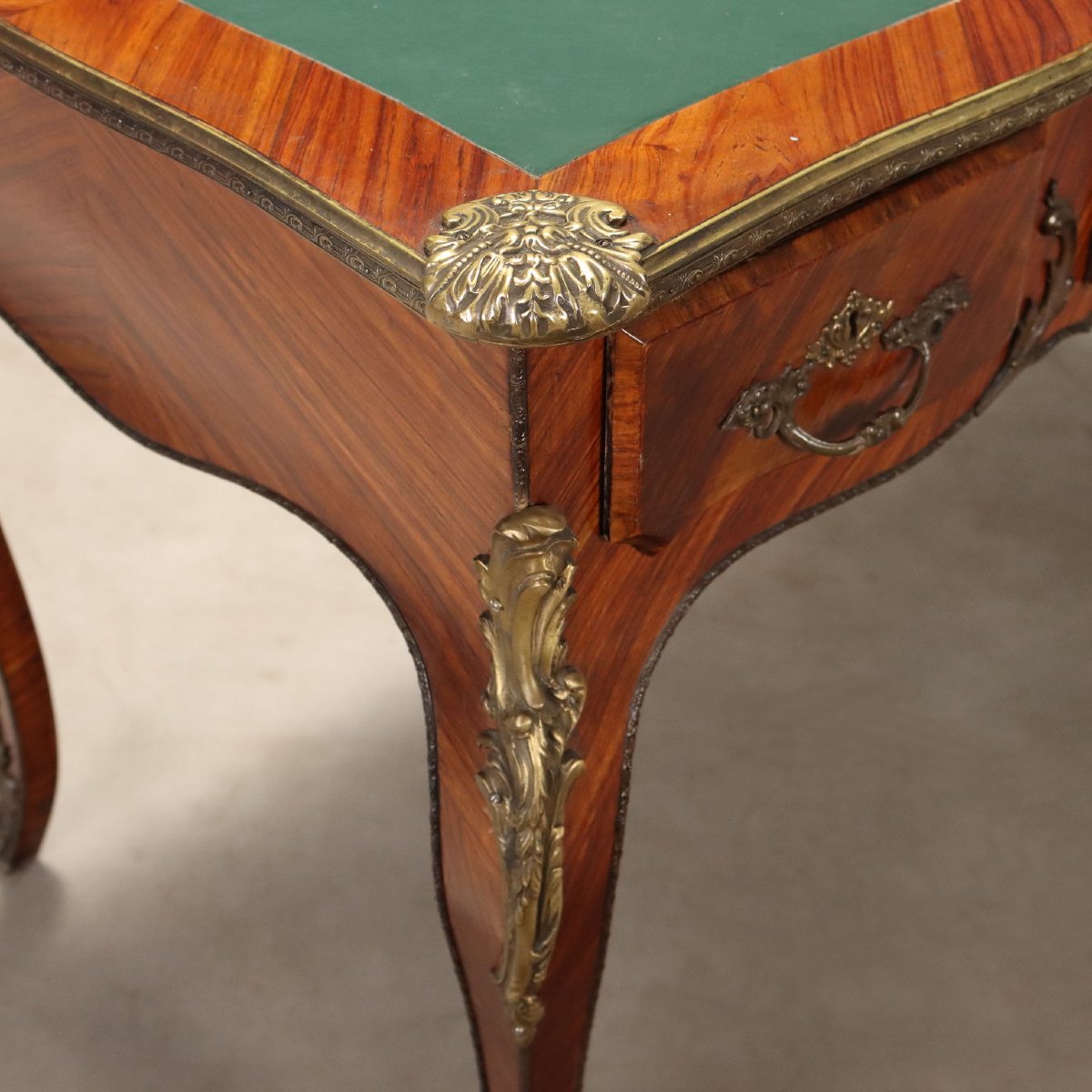 Antique Desk Napoleon III Style Bois De Rose Italy XX Century-photo-4