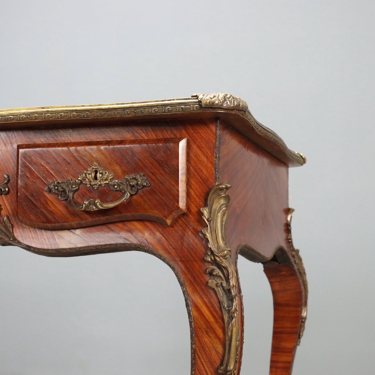 Antique Desk Napoleon III Style Bois De Rose Italy XX Century-photo-1