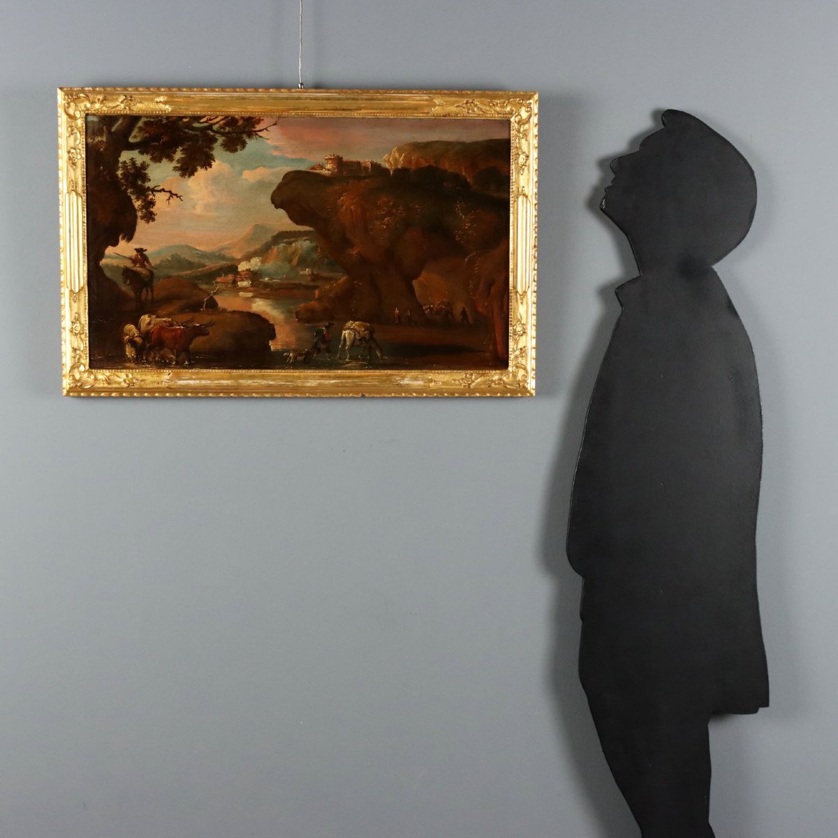 Painting: Landscape With Shepherds And Herds-photo-2