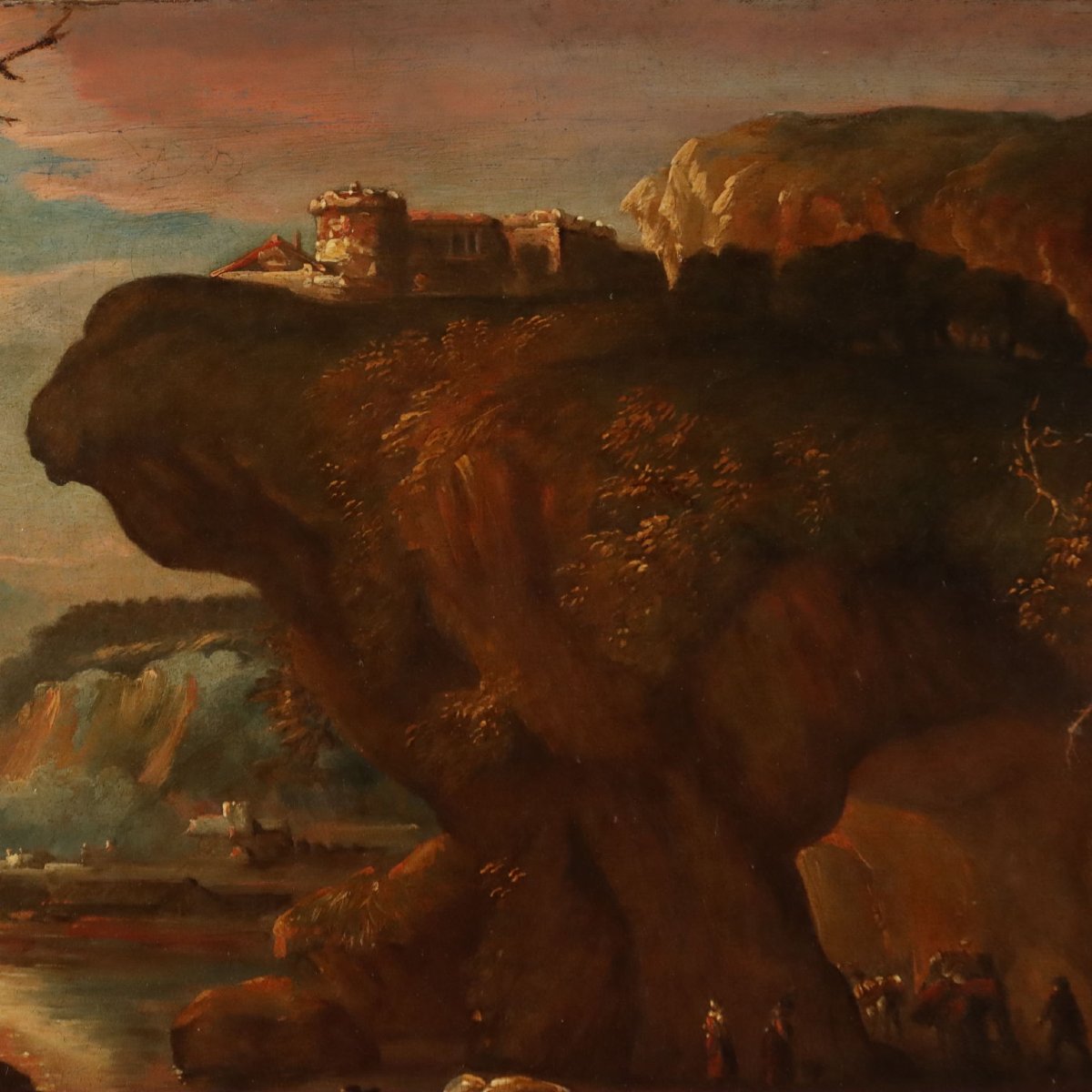 Painting: Landscape With Shepherds And Herds-photo-3