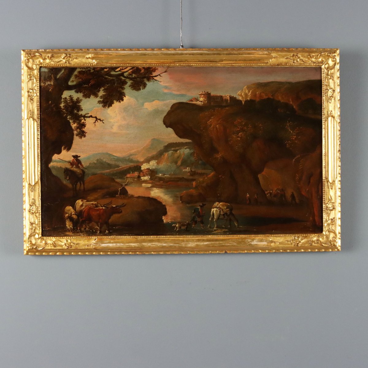 Painting: Landscape With Shepherds And Herds