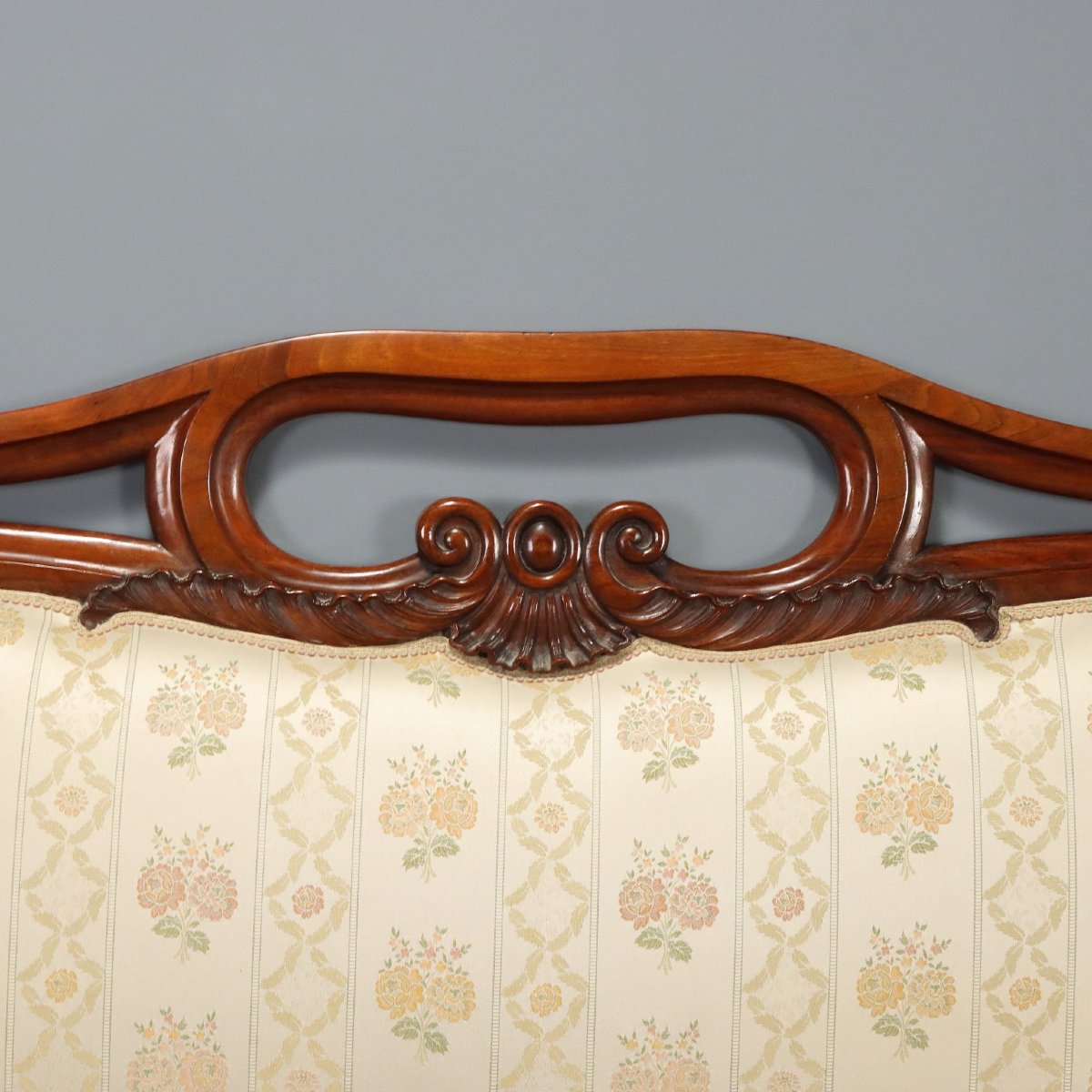 Luigi Filippo Double Bed In Mahogany, Italy, Second Quarter Of The 19th Century-photo-2