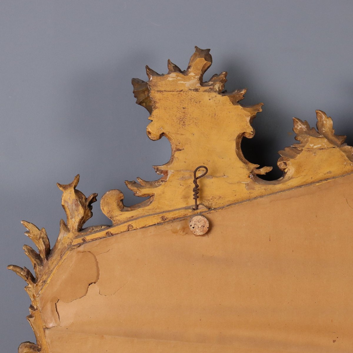 Carved And Gilded Wooden Mirror, Italy, Early 20th Century-photo-4
