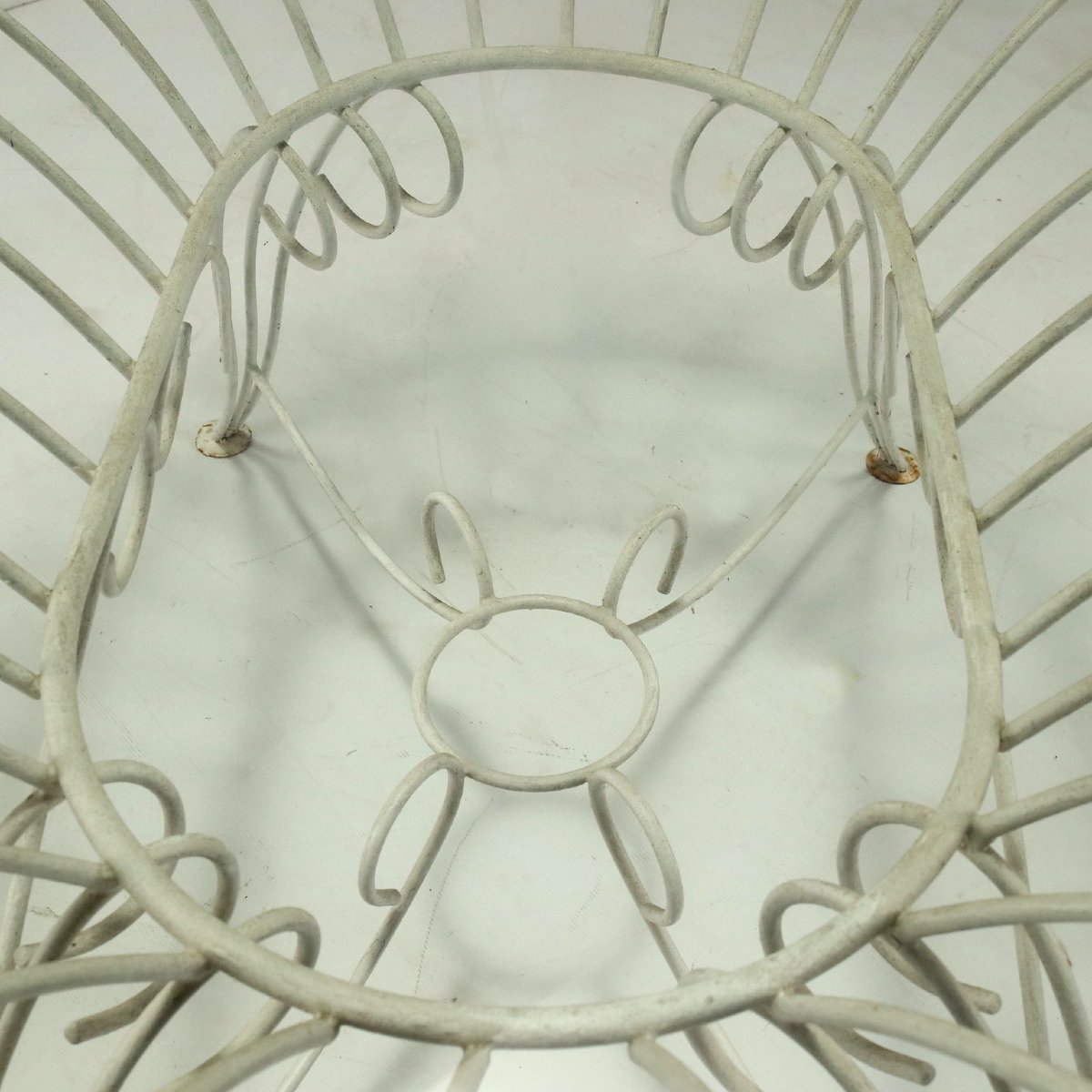 1960s Enameled Iron Garden Table From The 1960s-photo-5