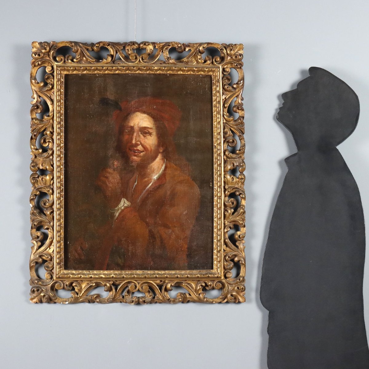 Antique Painting School Of G. Francesco Cipper XVIII Century Original-photo-2