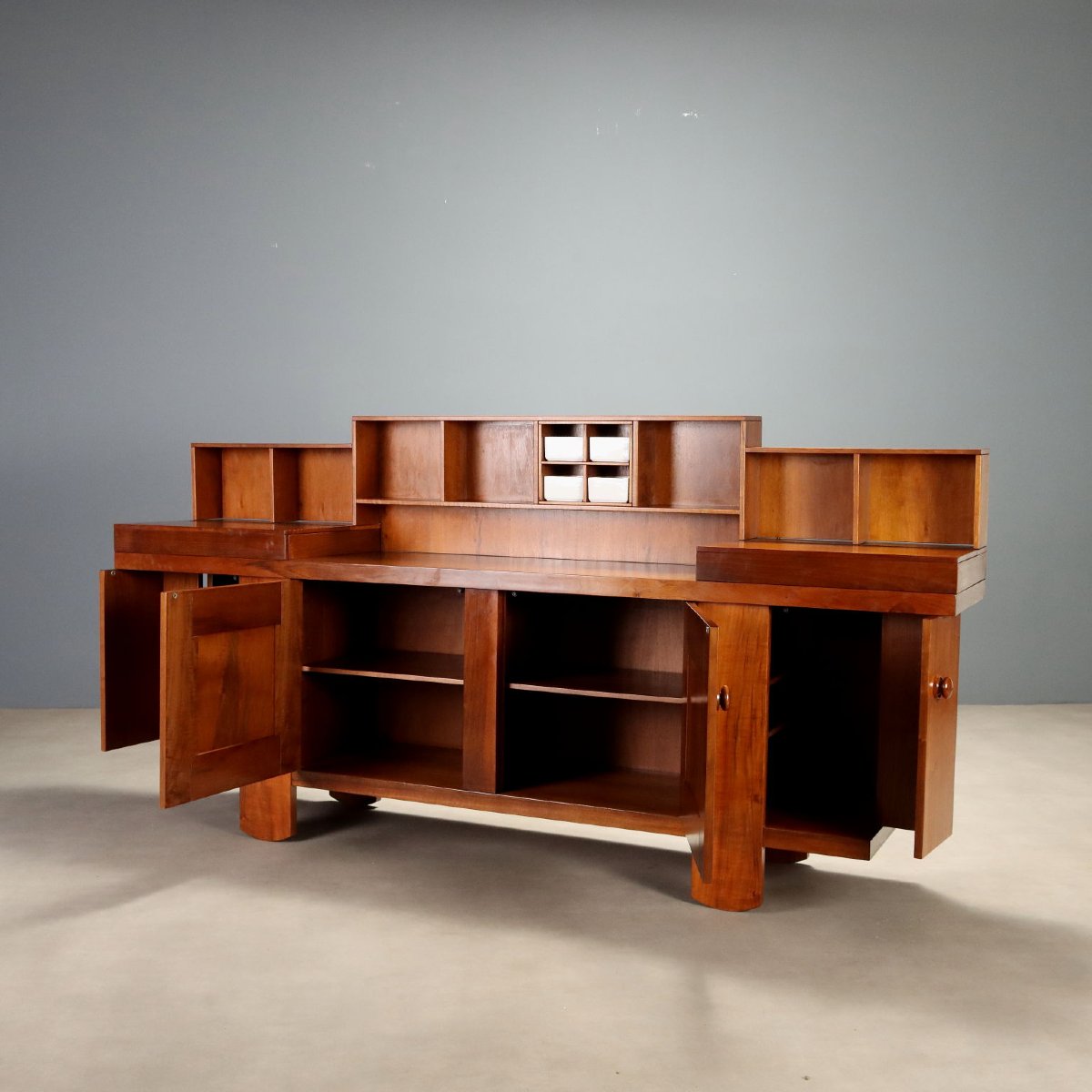 Buffet Bernini Vintage Design Silvio Coppola Italie Années 60-70 Original-photo-4