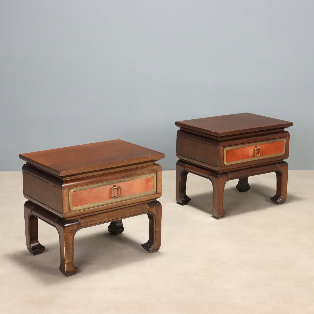 Vintage Bedside Tables Fior Di Loto Design Luciano Frigerio 1970s Originals