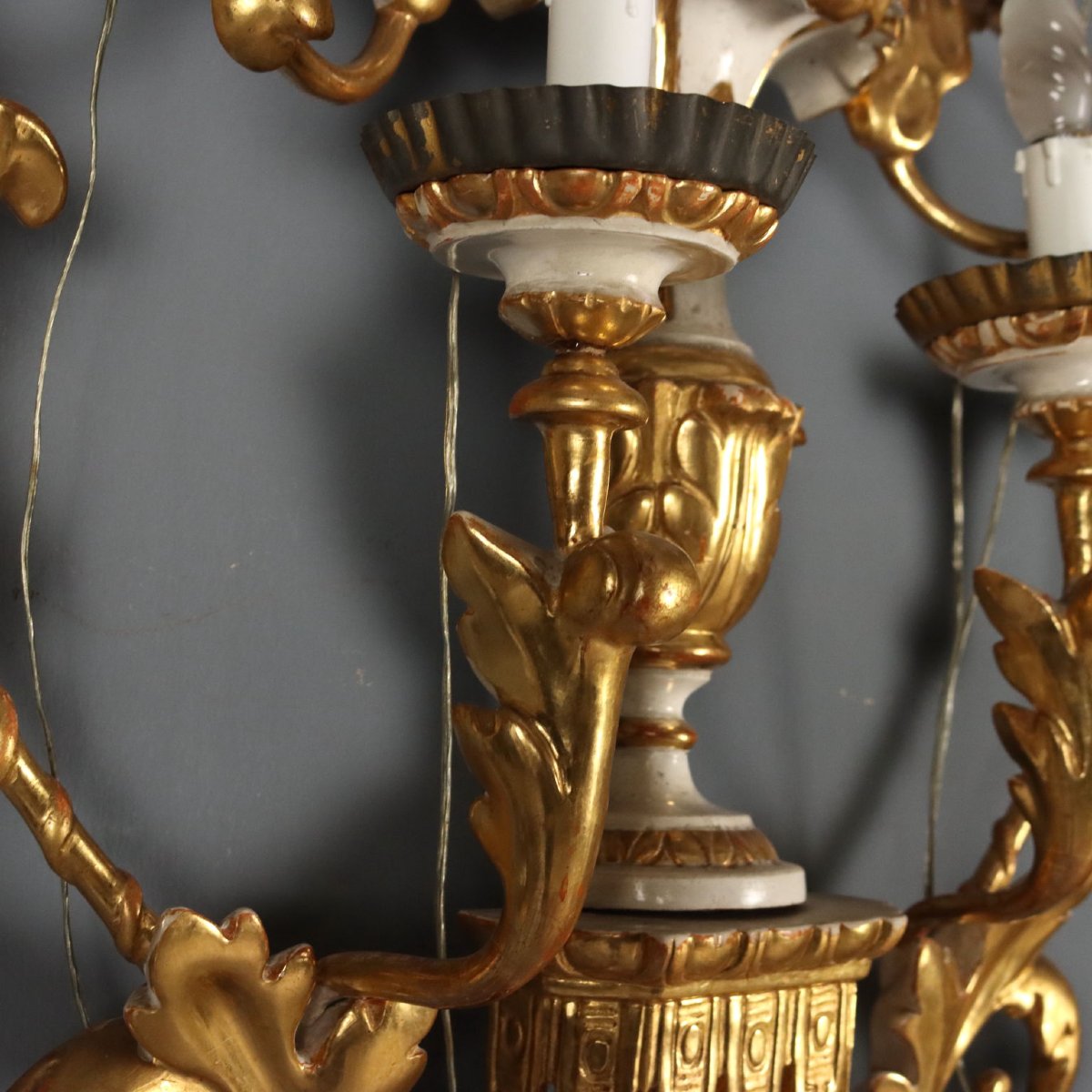 Pair Of Italian Wall Torches, Mid-19th Century-photo-4