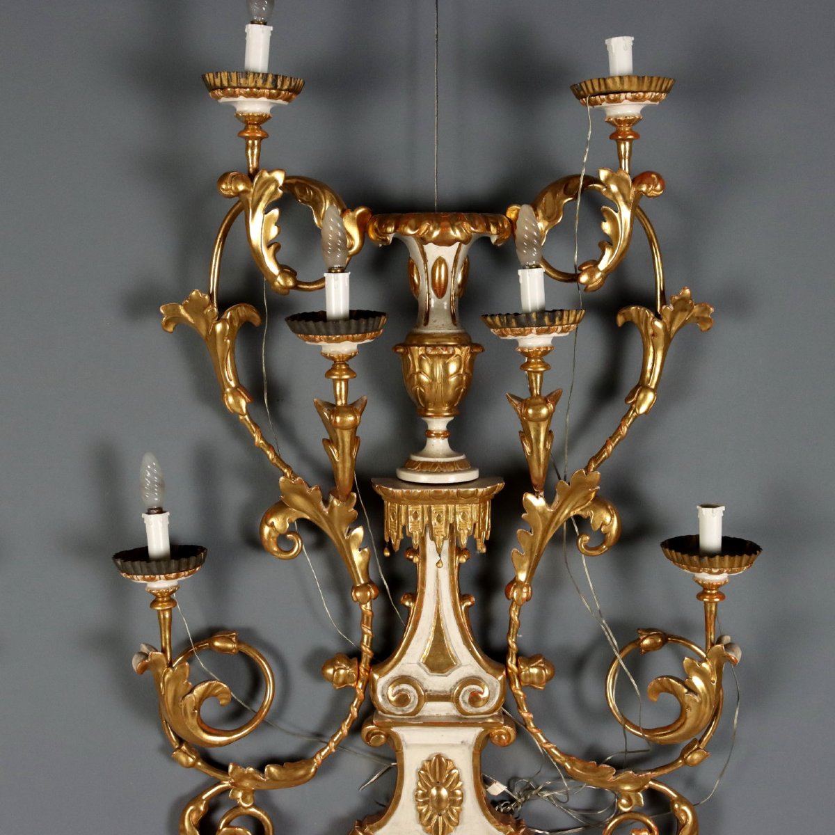 Pair Of Italian Wall Torches, Mid-19th Century-photo-1