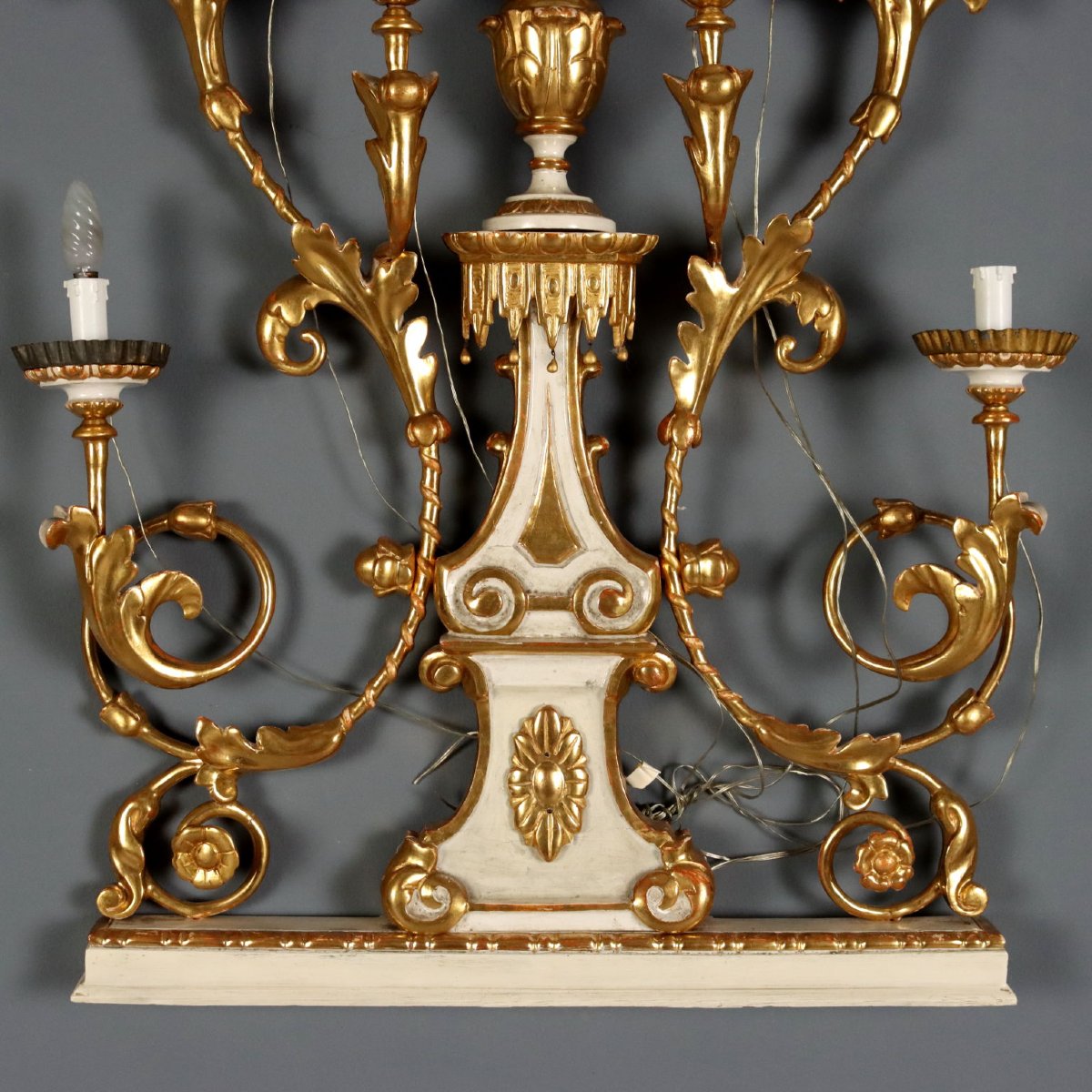 Pair Of Italian Wall Torches, Mid-19th Century-photo-3