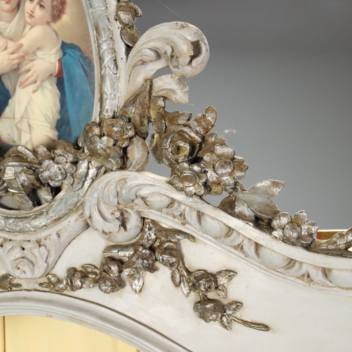 Double-cabinet Sideboard In Lacquered Fir - Italy, 19th Century, Mid-19th Century-photo-6