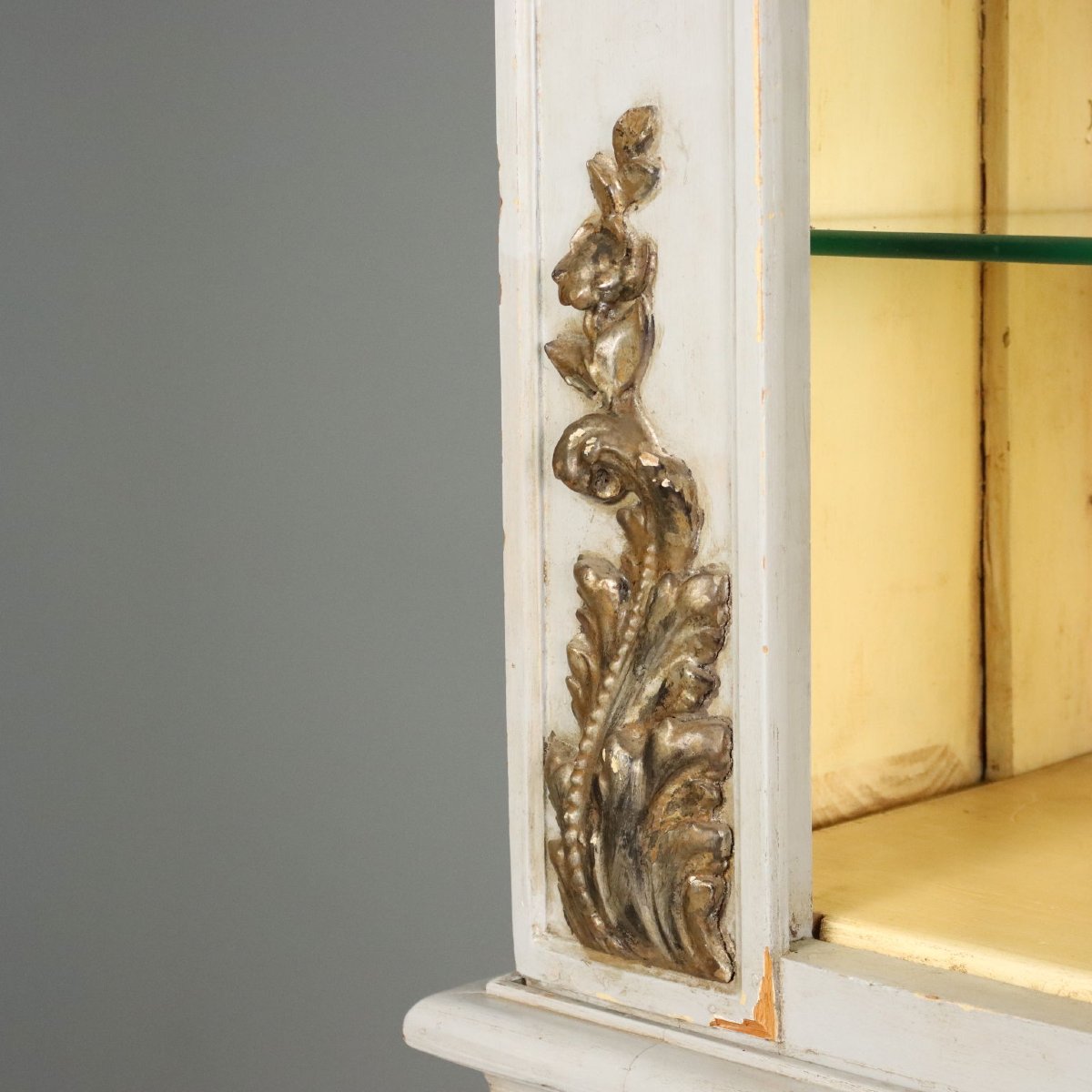 Double-cabinet Sideboard In Lacquered Fir - Italy, 19th Century, Mid-19th Century-photo-8