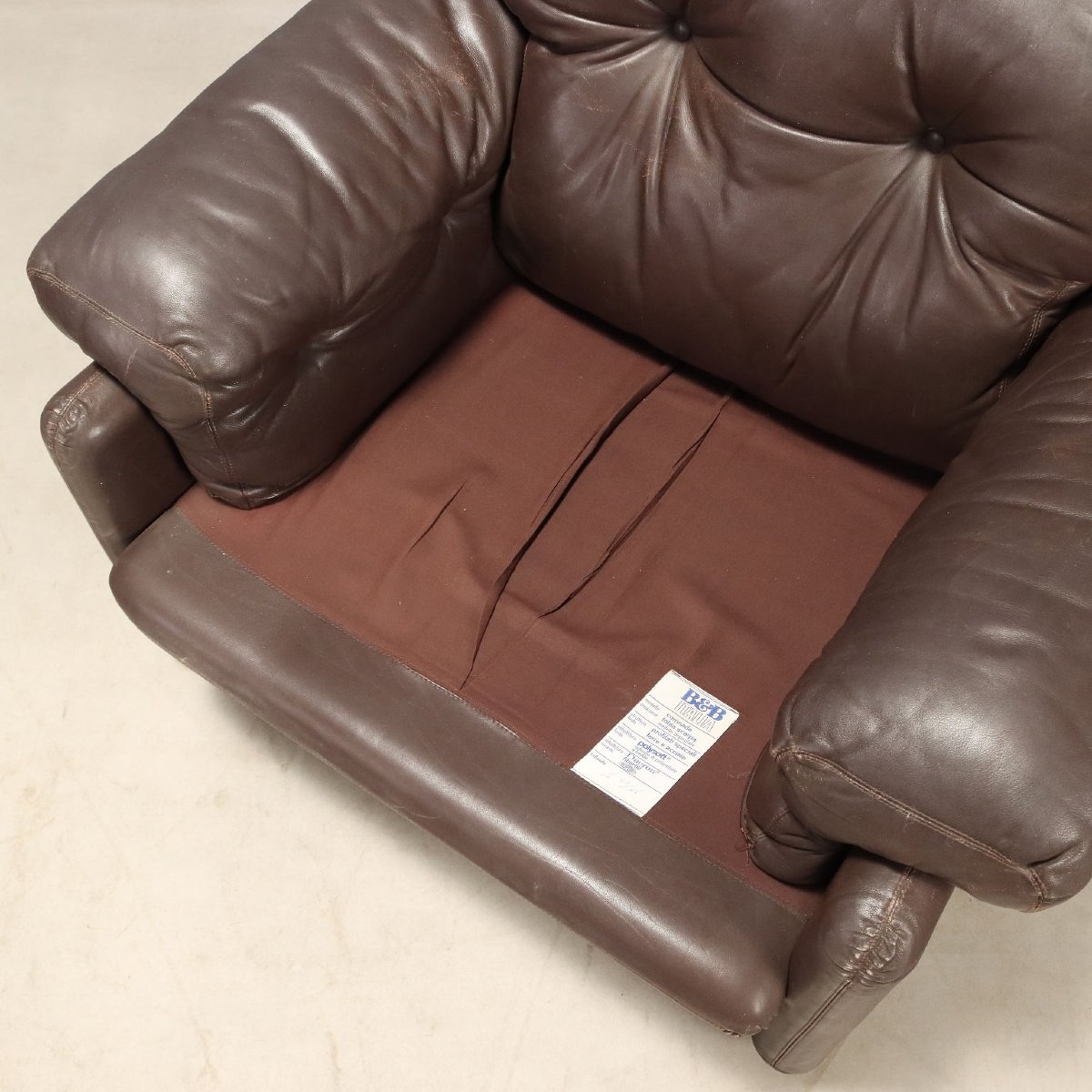 B&b Coronado Armchairs Leather Design Tobia And Afra Scarpa 1970s-photo-4