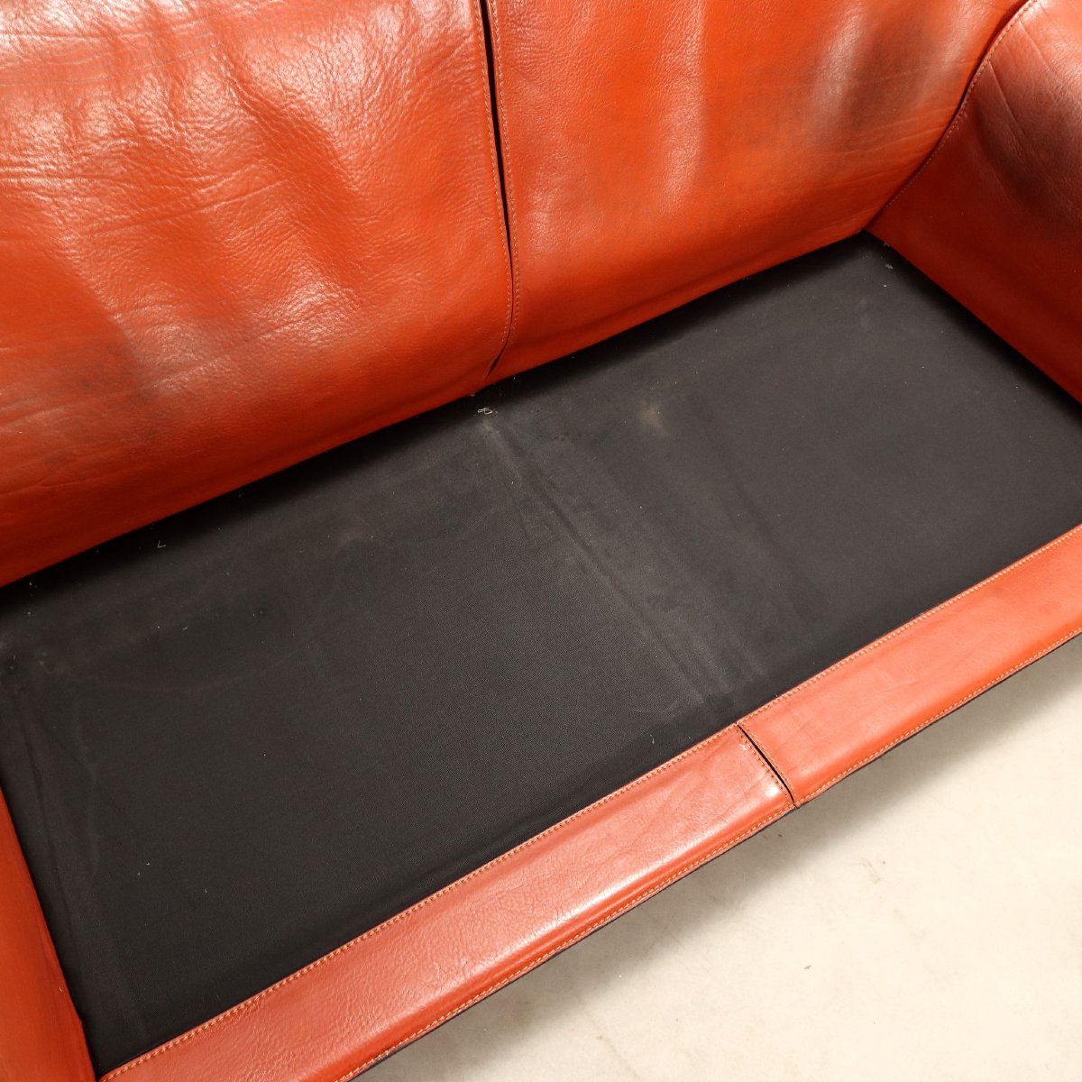 Canapé Cassina CAB 415 Vintage Design Mario Bellini Années 1980 Original-photo-7