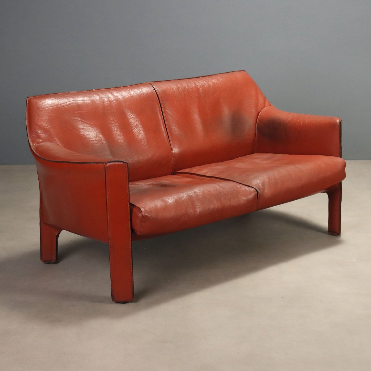 Canapé Cassina CAB 415 Vintage Design Mario Bellini Années 1980 Original
