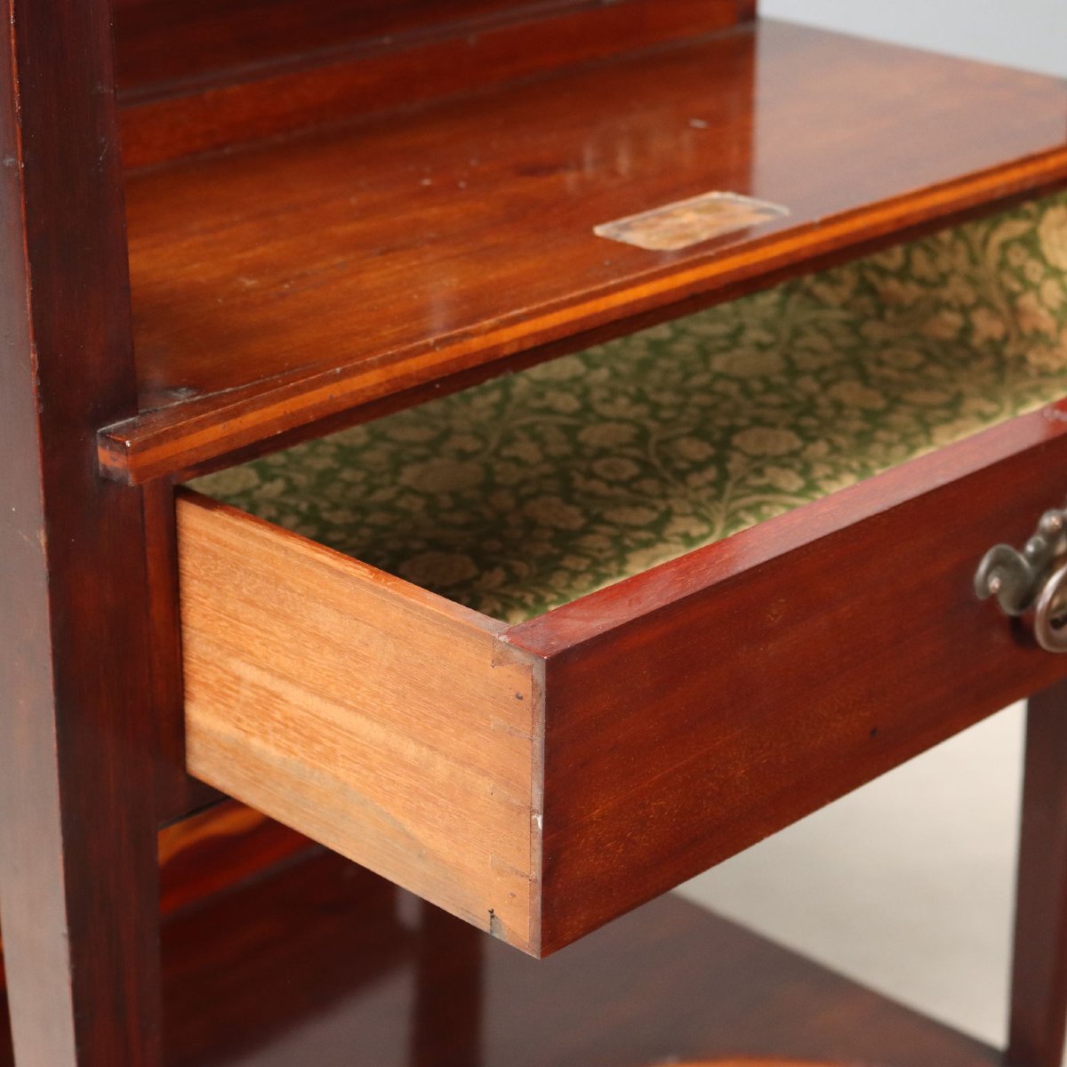 Arts And Crafts Writing Desk In Mahogany And Maple, England, Late 19th Century-photo-6