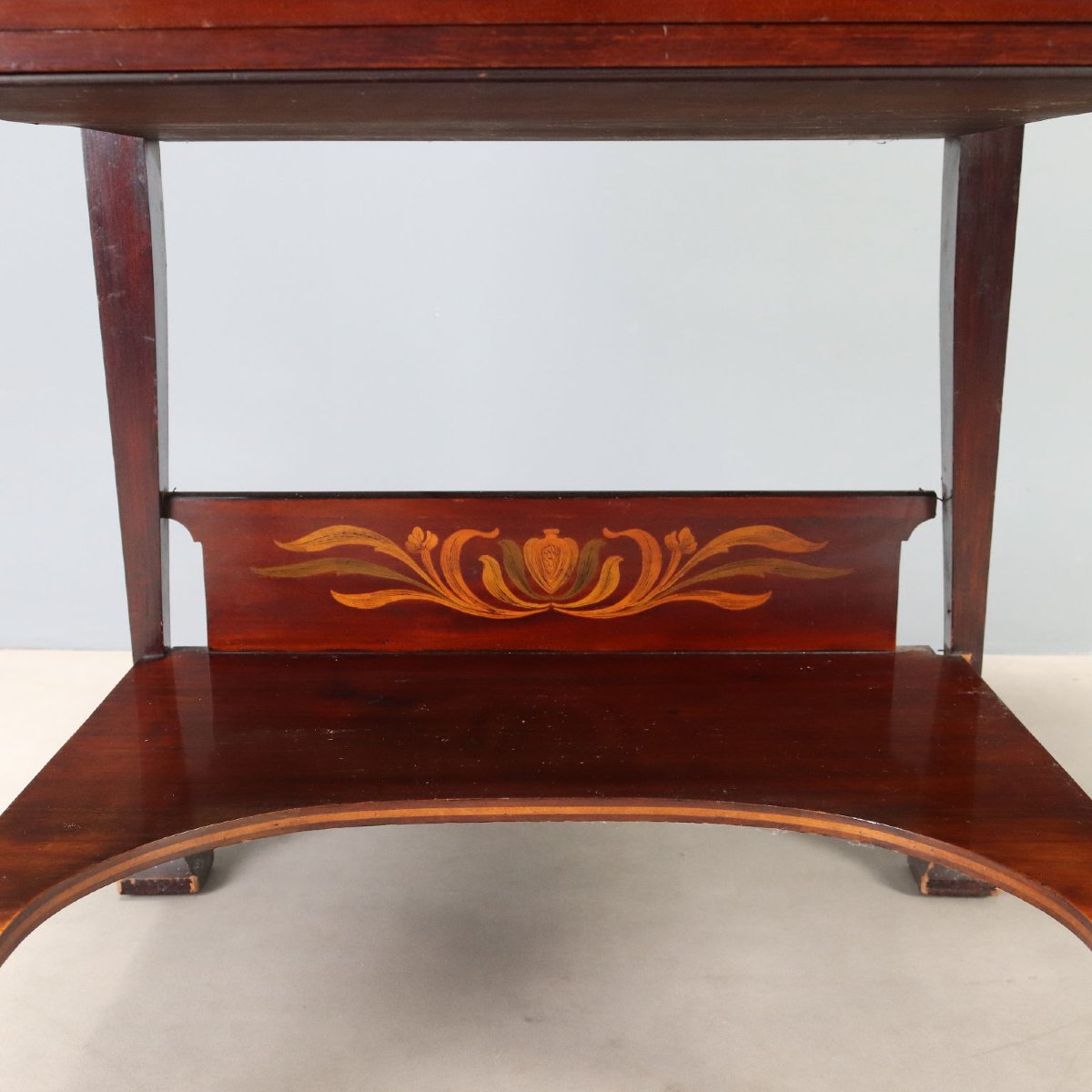 Arts And Crafts Writing Desk In Mahogany And Maple, England, Late 19th Century-photo-7