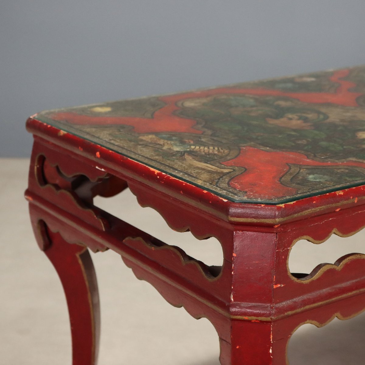 Table Basse Style Chinoiserie - Chine XIXe Siècle-photo-3