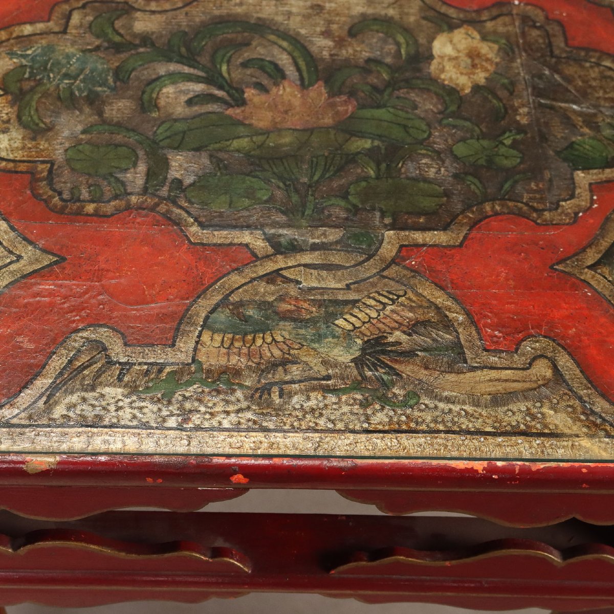 Table Basse Style Chinoiserie - Chine XIXe Siècle-photo-3