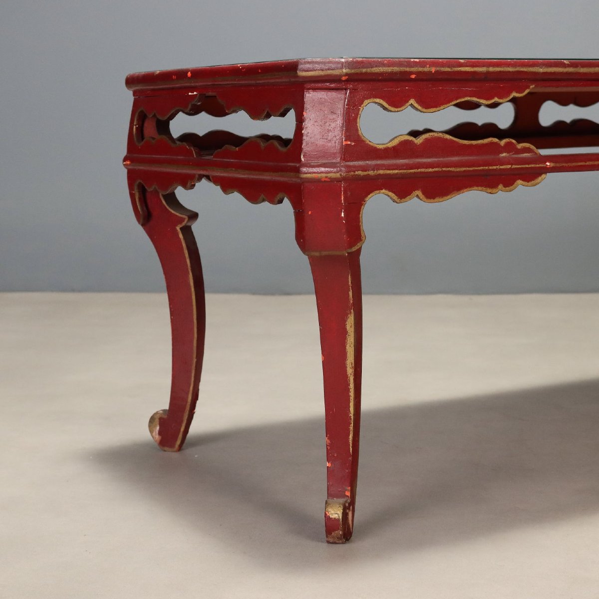 Table Basse Style Chinoiserie - Chine XIXe Siècle-photo-4