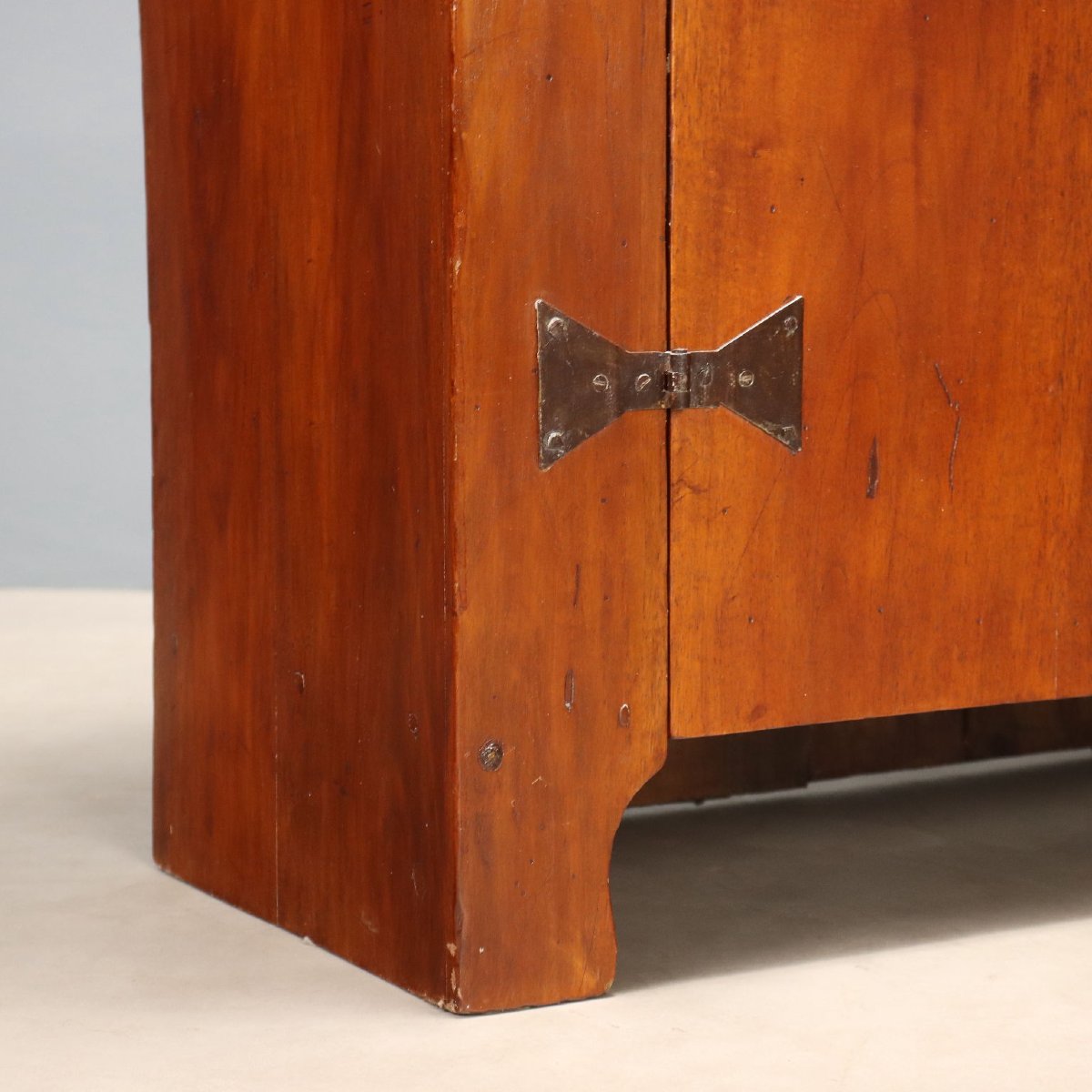Traditional-style Wardrobe With Exposed Hardware, Italy, Mid-20th Century-photo-1
