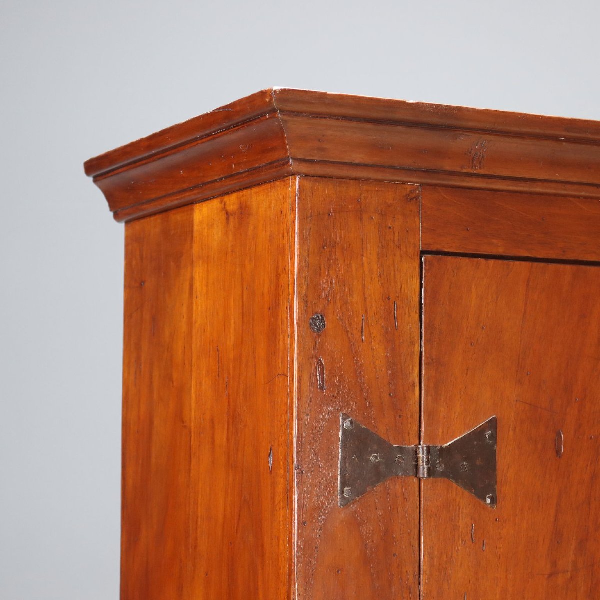 Traditional-style Wardrobe With Exposed Hardware, Italy, Mid-20th Century-photo-2