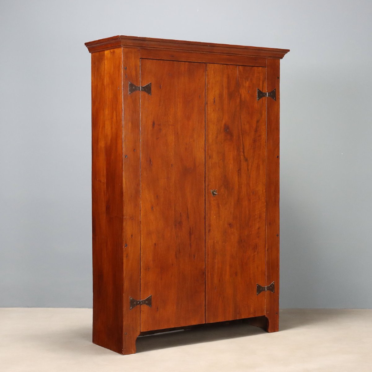 Traditional-style Wardrobe With Exposed Hardware, Italy, Mid-20th Century