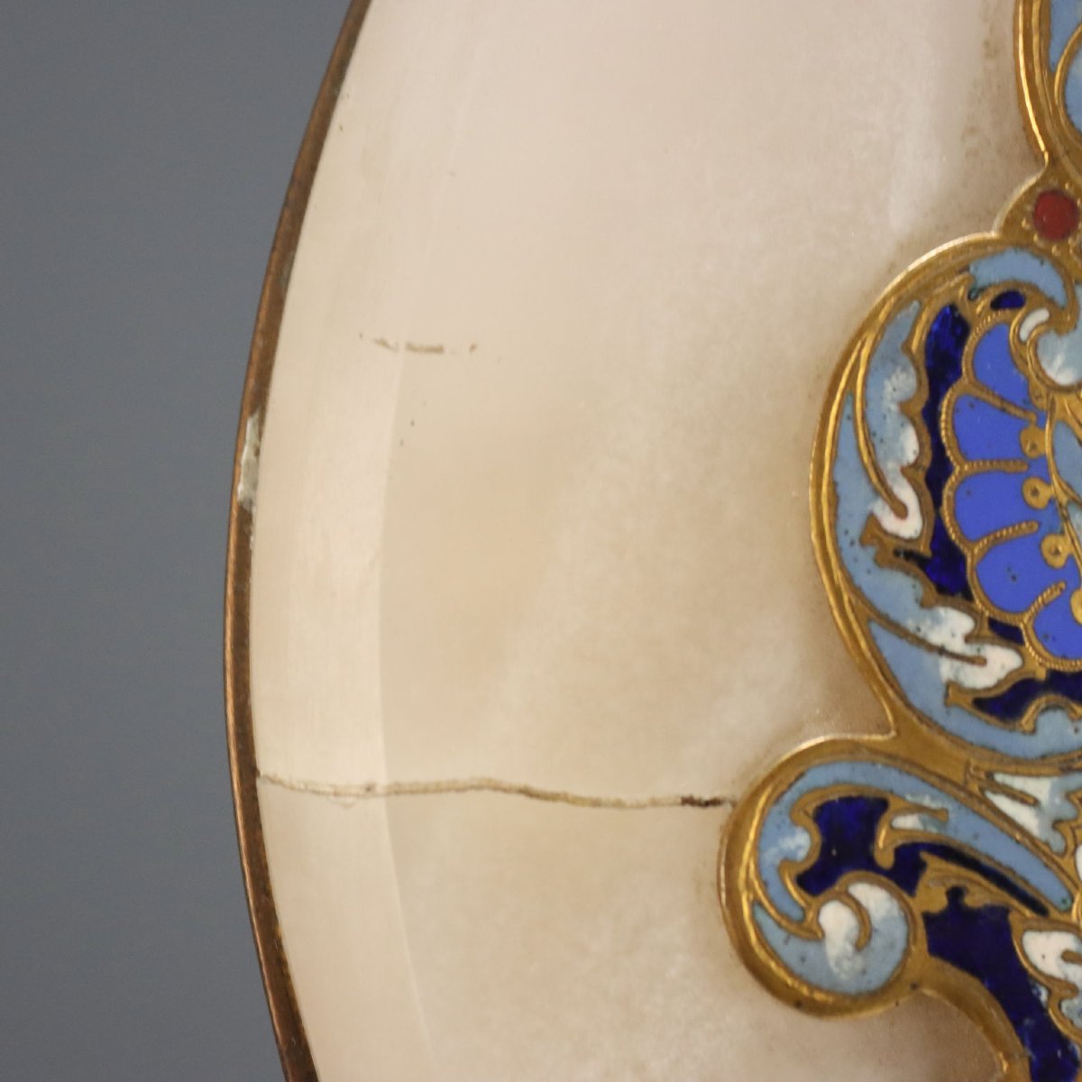 Miroir de Table Ancienne Champleré et Ormolu France XIXe Siècle-photo-4