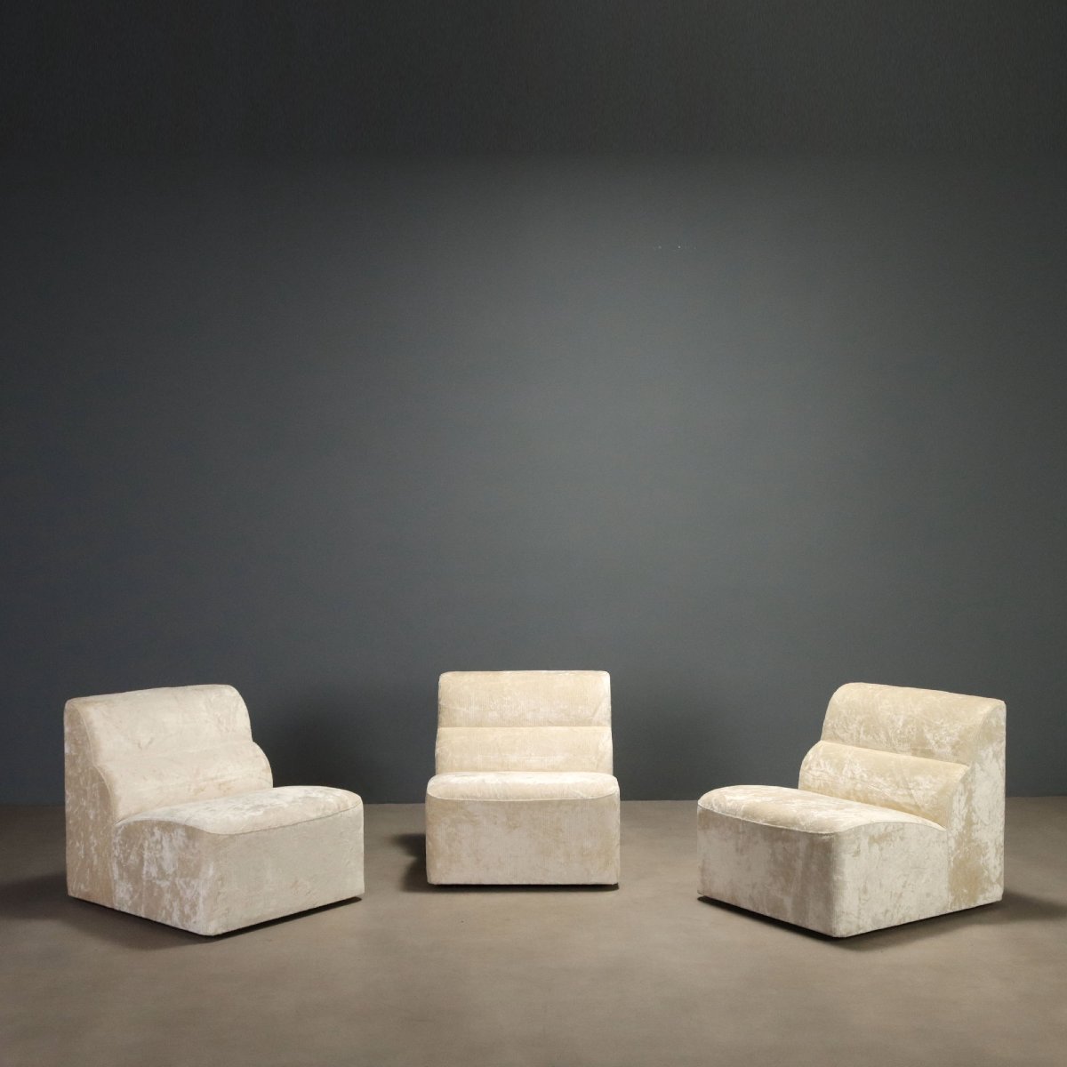 Fauteuils Simon Gavina Antelami Vintage Kazuhide Takahama Années 70 Originaux