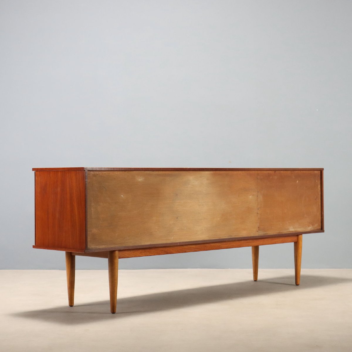 Vintage Sideboard Teak Design England 1960s Restored Original-photo-6