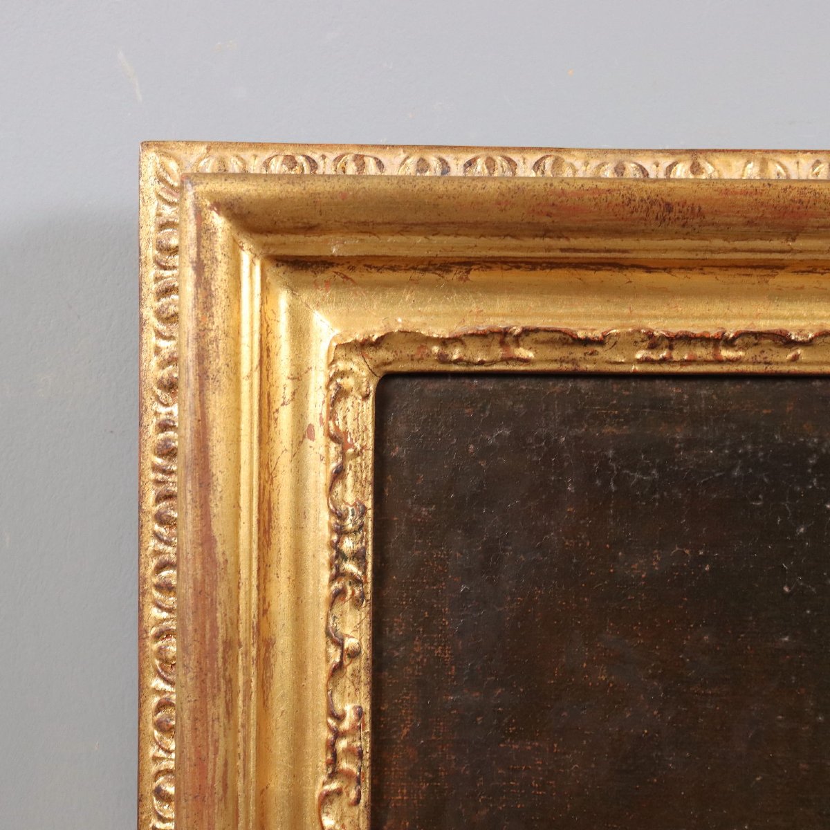 Antique Painting Copy From Francesco Trevisani Virgin Mary '700 Framed-photo-5