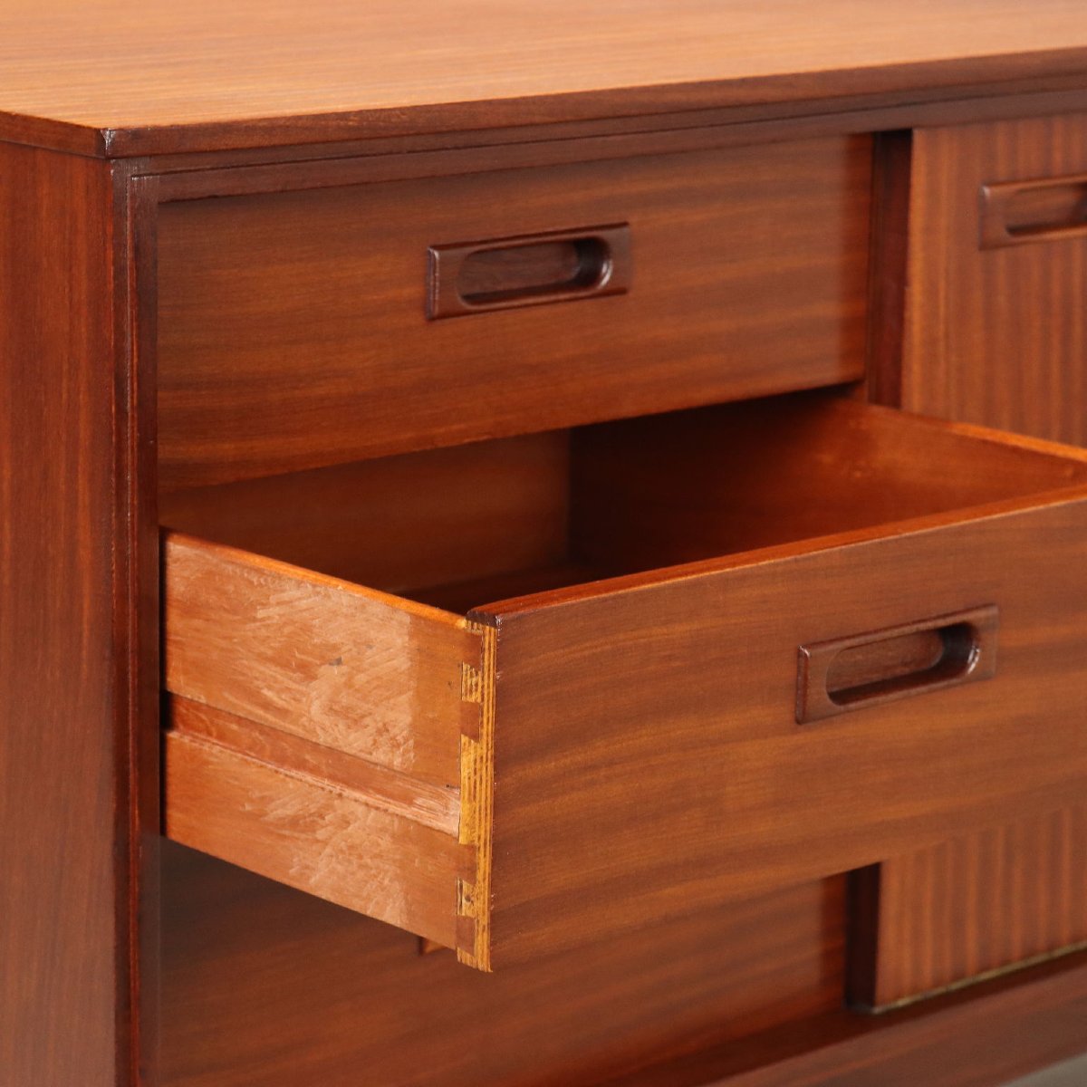 Vintage Sideboard Teak Drawers Design United Kingdom 1960s Original-photo-3