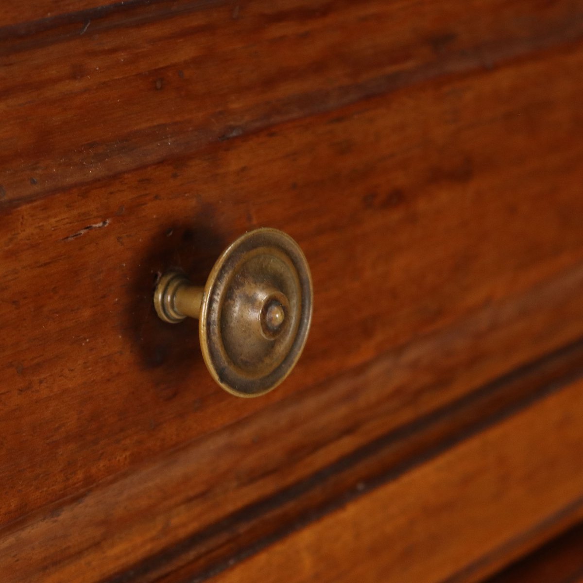 Commode Ancienne Noyer Bronze 3 Tiroirs Italie Fin du XVIIIe Siècle-photo-5
