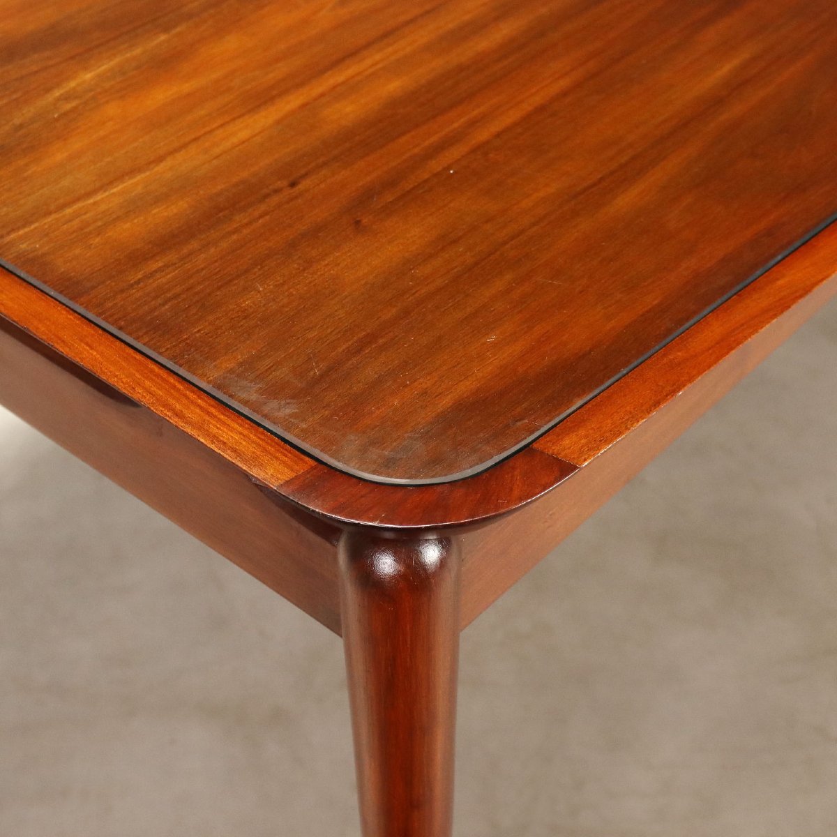 Table de Salle à Manger Vintage Teck Design Italie Années 1950-60 Originale-photo-4