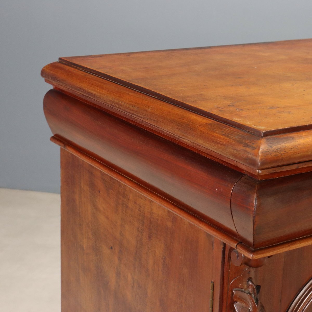 Victorian Mahogany Carved Sideboard, England, Late 19th Century-photo-6