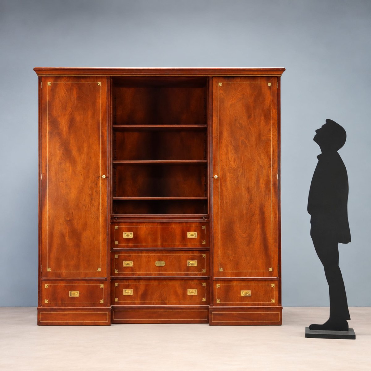 Armoire en Acajou Style Marin - THE GREAT ESTERN-photo-2