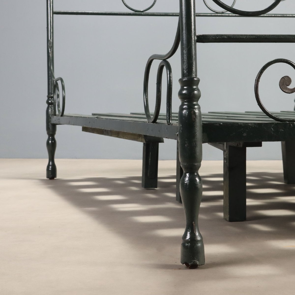 Mid-19th-century Italian Wrought-iron Single Bed-photo-6