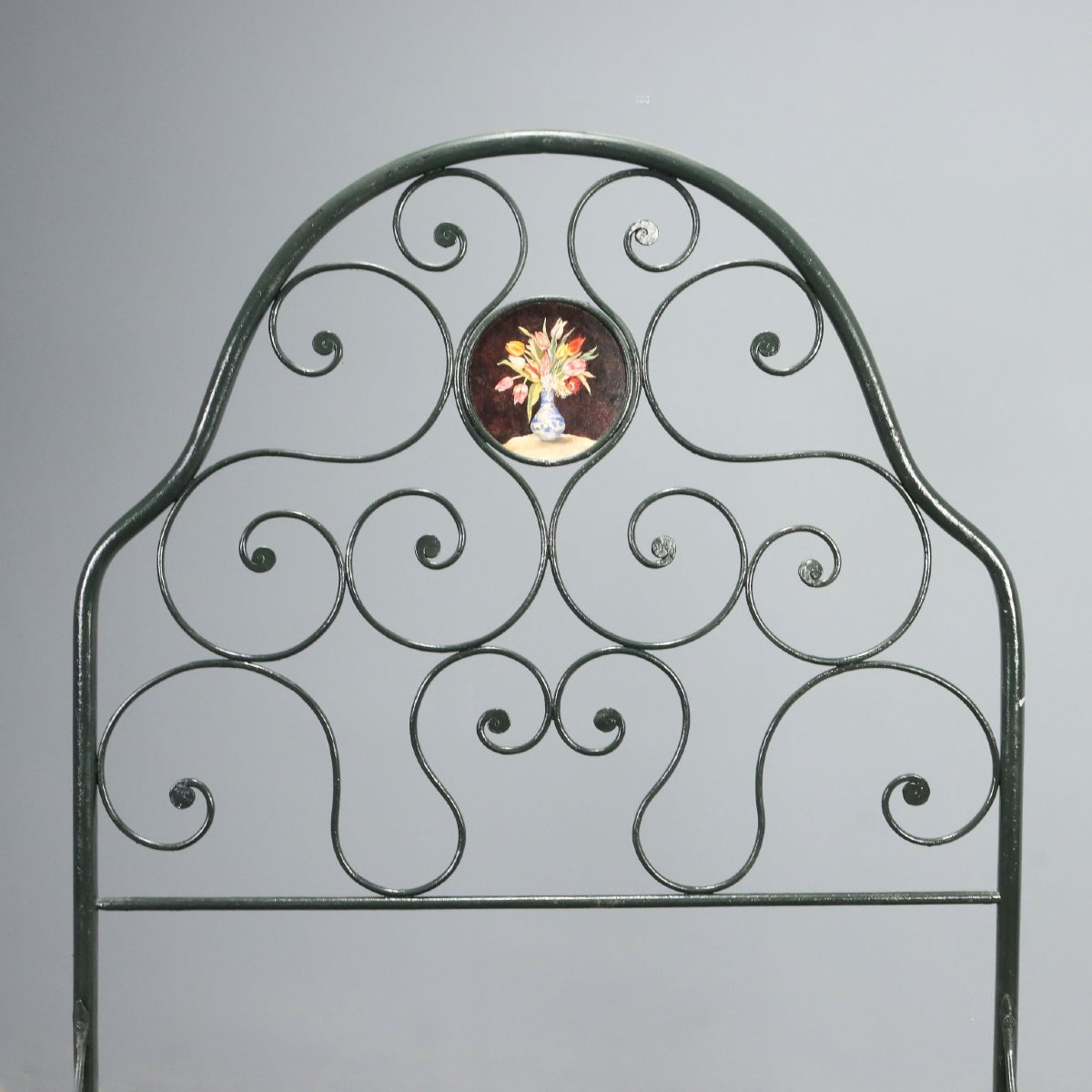Mid-19th-century Italian Wrought-iron Single Bed-photo-7